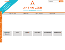 Tablet Screenshot of antholzer.de